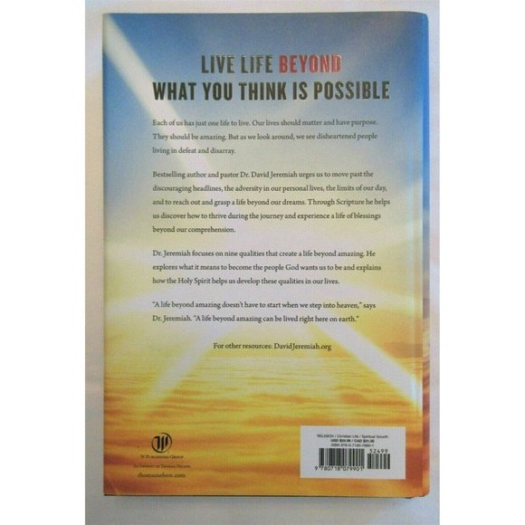 David Jeremiah A LIFE BEYOND AMAZING Decisions That Will Transform Your Life NEW - Picture 2 of 6